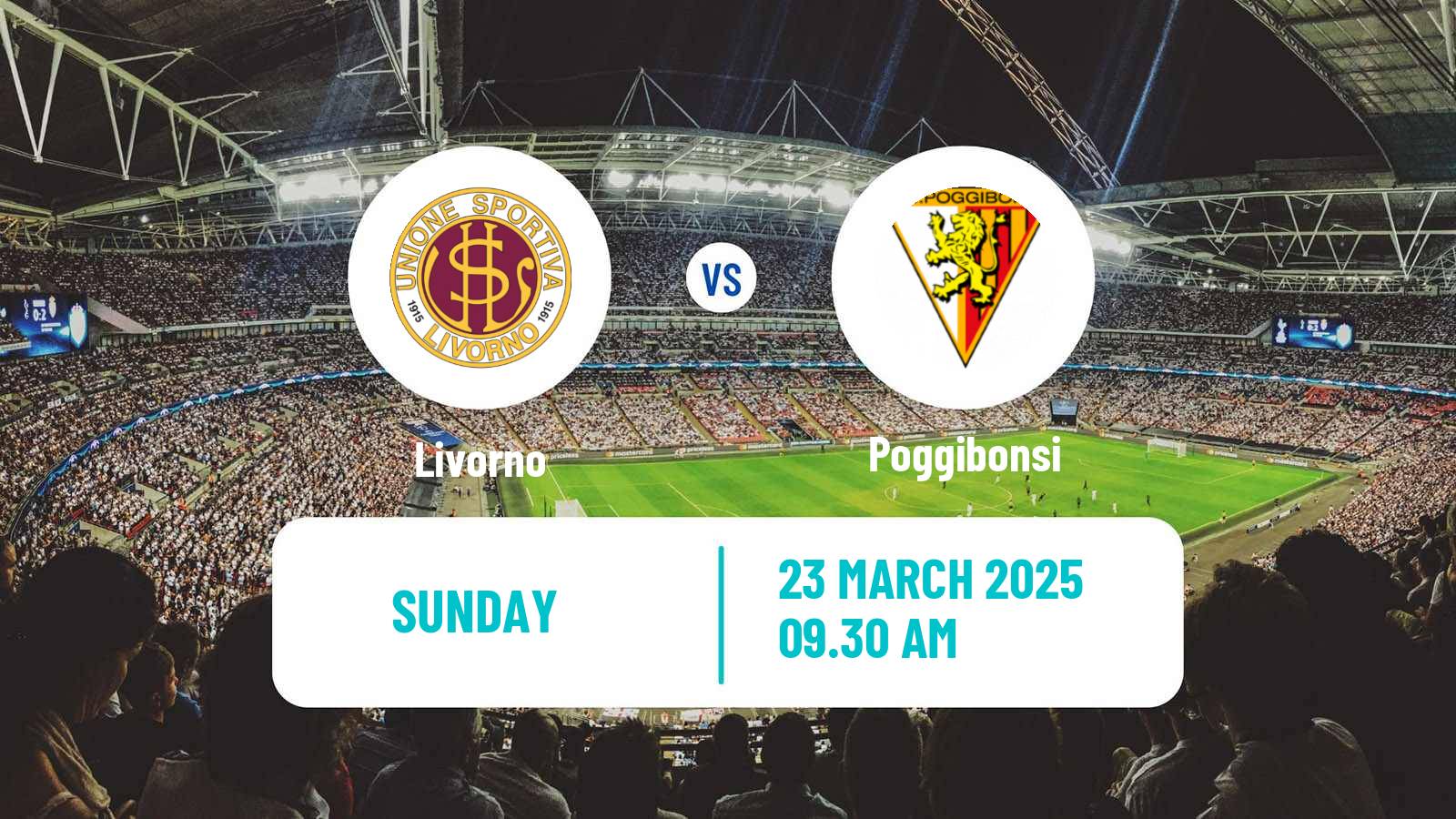 Soccer Italian Serie D - Group E Livorno - Poggibonsi