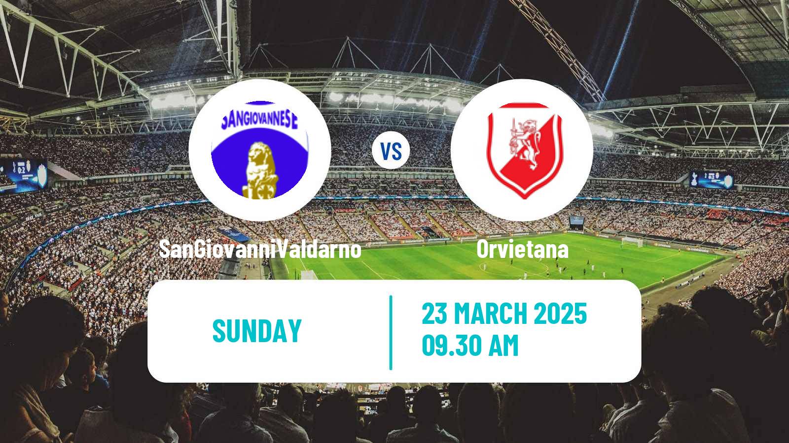 Soccer Italian Serie D - Group E SanGiovanniValdarno - Orvietana