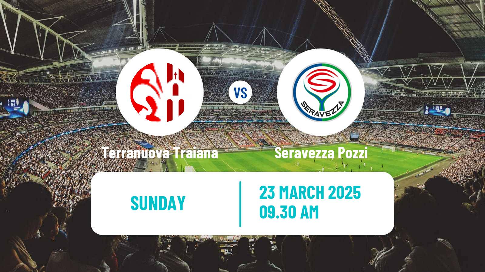 Soccer Italian Serie D - Group E Terranuova Traiana - Seravezza Pozzi