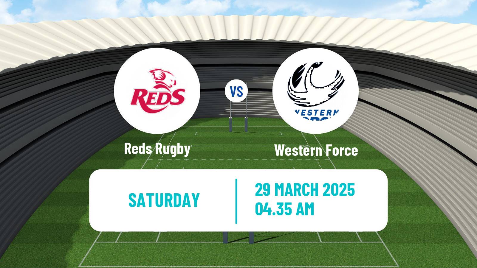 Rugby union Super Rugby Reds - Western Force