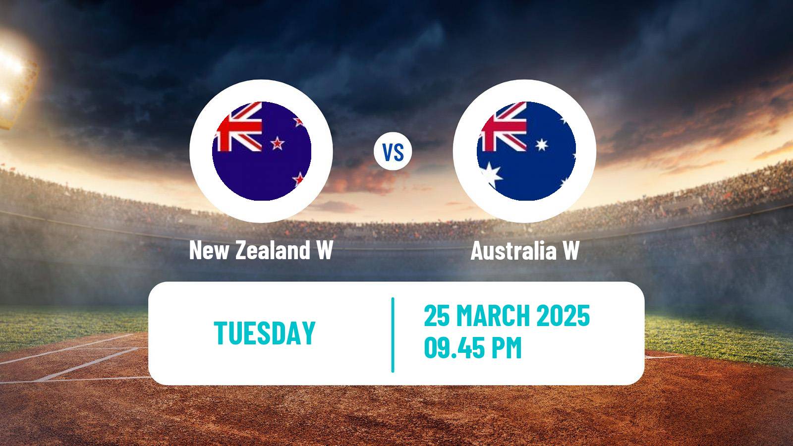 Cricket Twenty20 International Women New Zealand W - Australia W