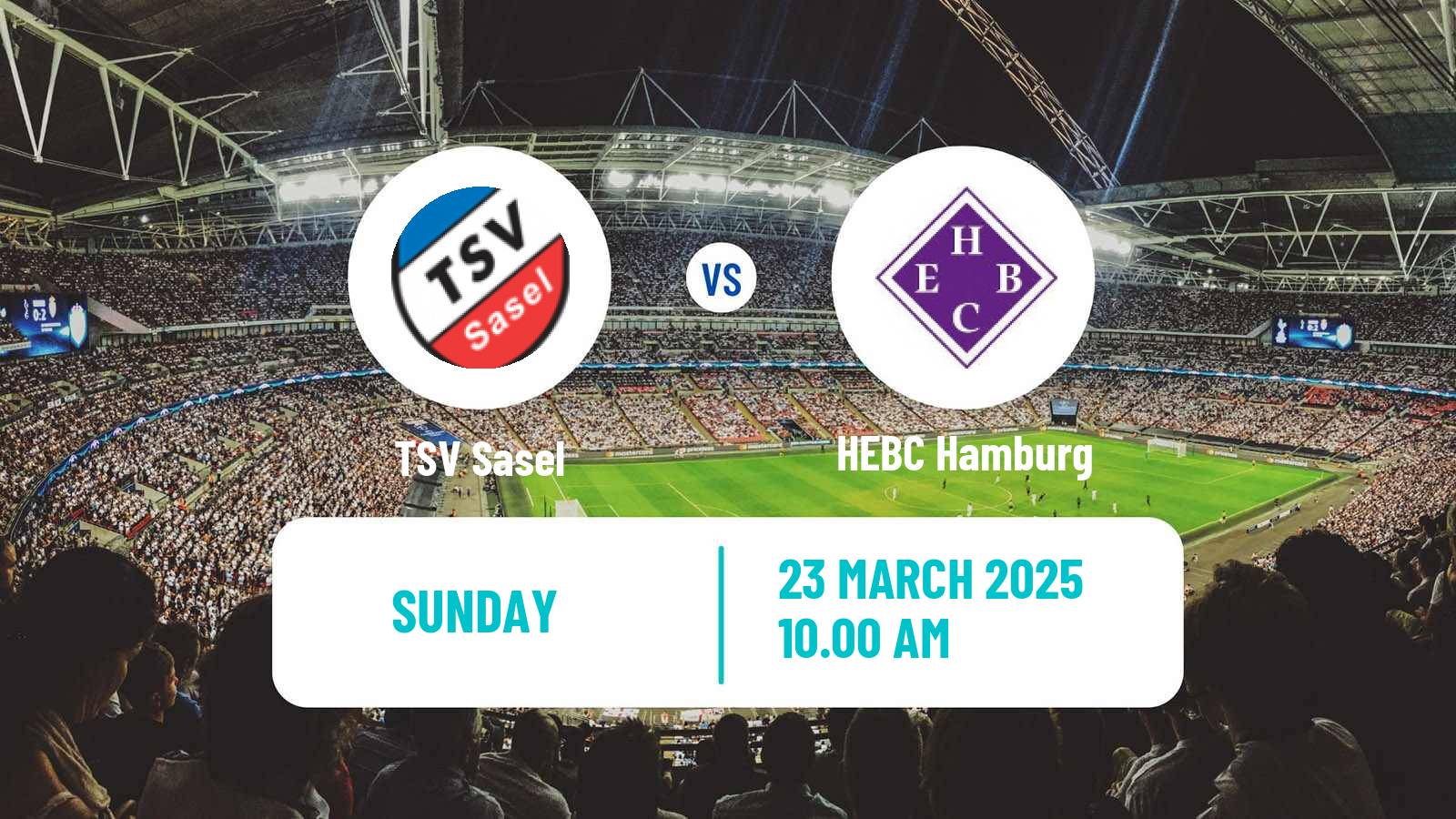 Soccer German Oberliga Hamburg Sasel - HEBC Hamburg