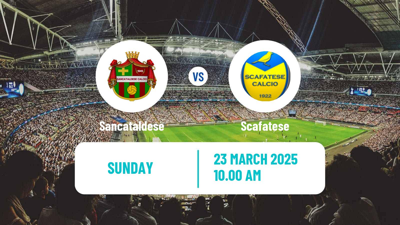 Soccer Italian Serie D - Group I Sancataldese - Scafatese