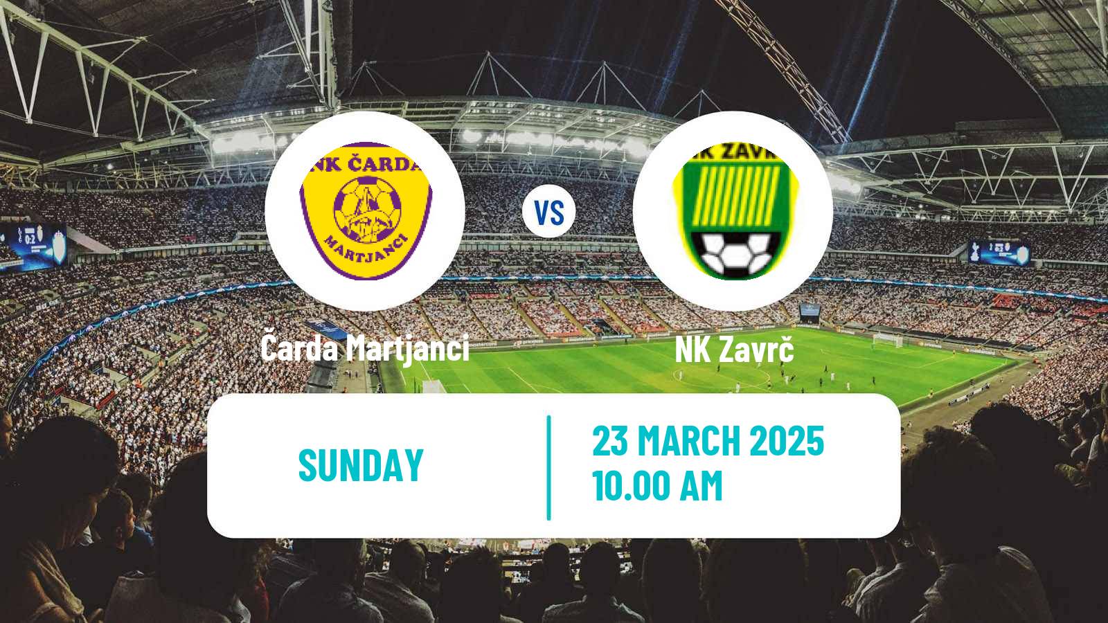 Soccer Slovenian 3 SNL East Čarda Martjanci - Zavrč
