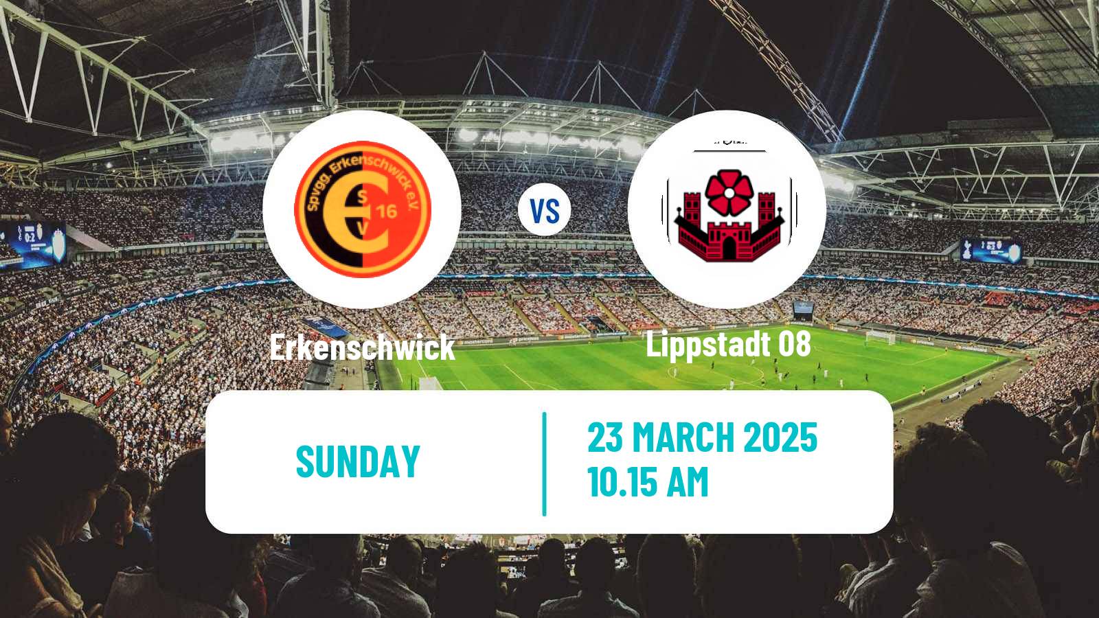 Soccer German Oberliga Westfalen Erkenschwick - Lippstadt 08