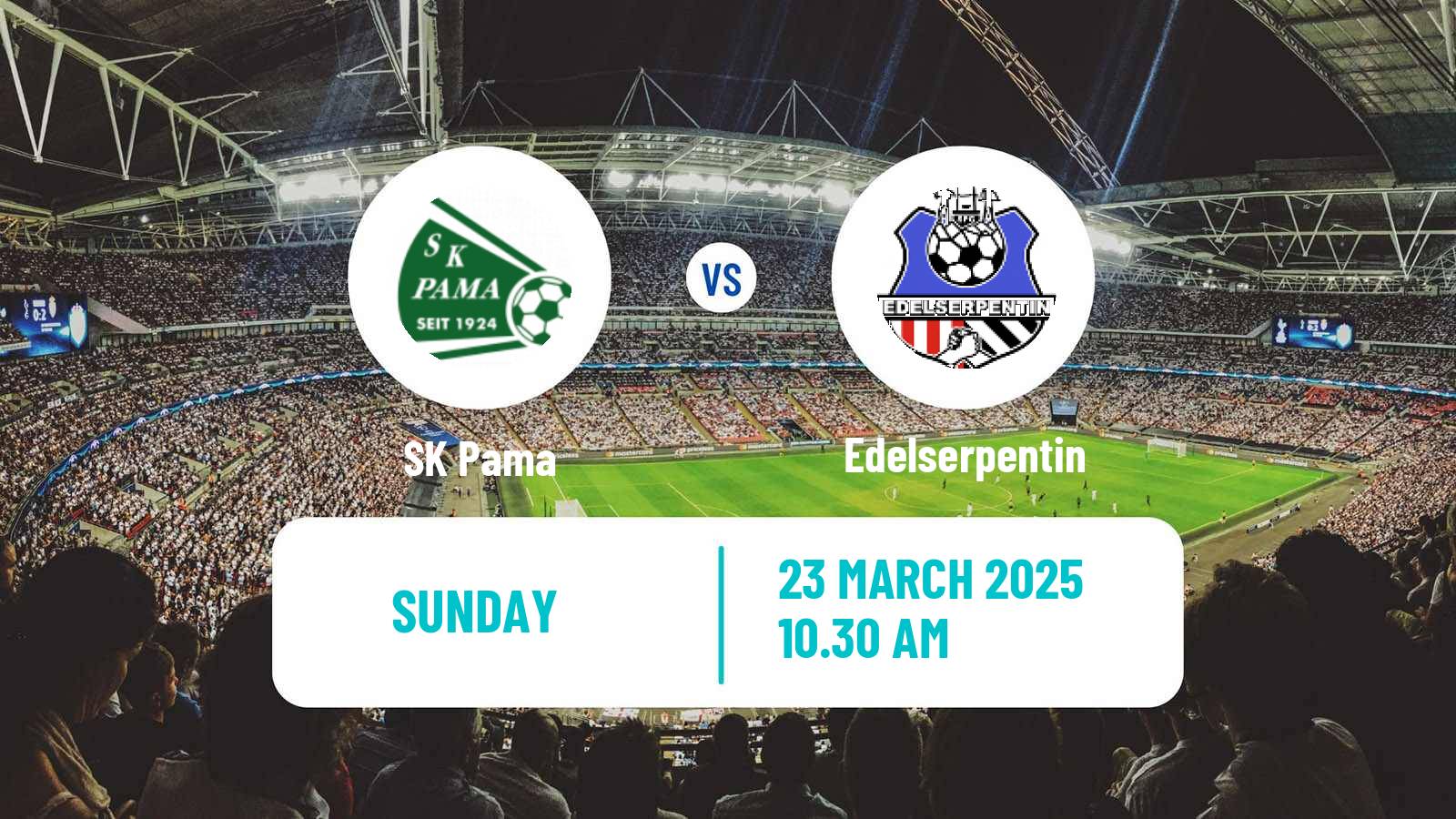 Football Austrian Landesliga Burgenland Pama - Edelserpentin