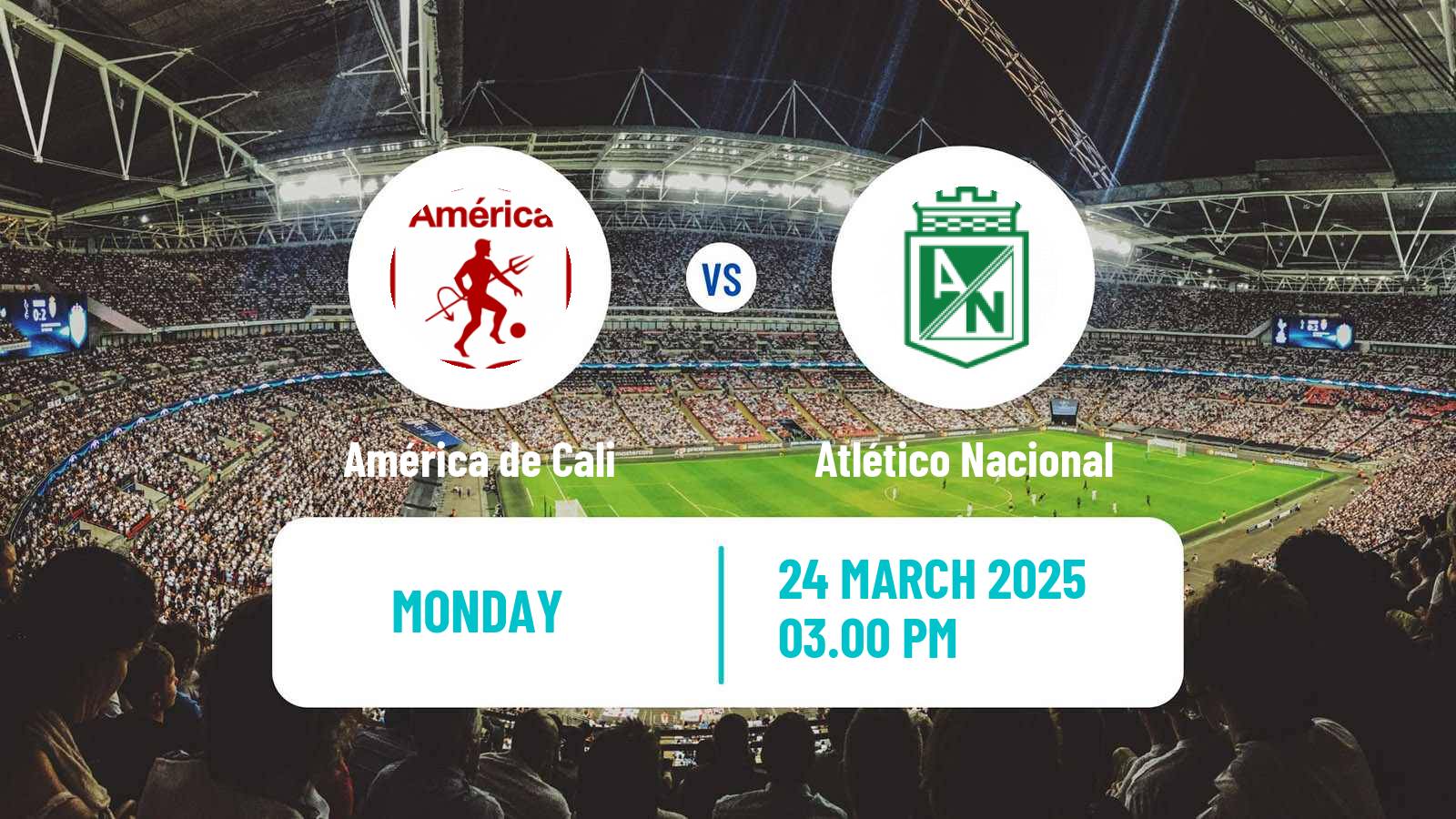 Soccer Colombian Liga Women América de Cali - Atlético Nacional