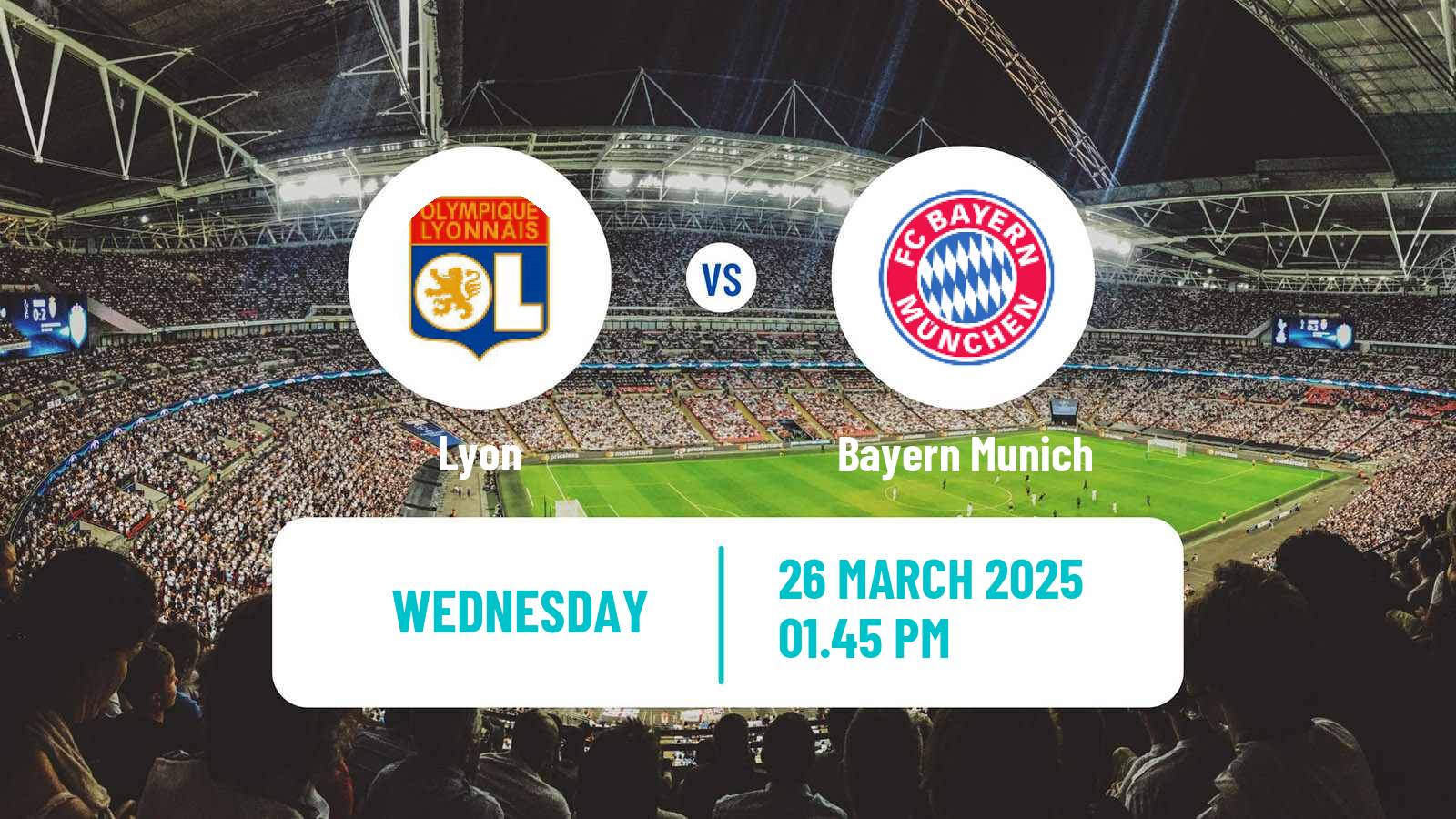 Soccer UEFA Champions League Women Lyon - Bayern Munich
