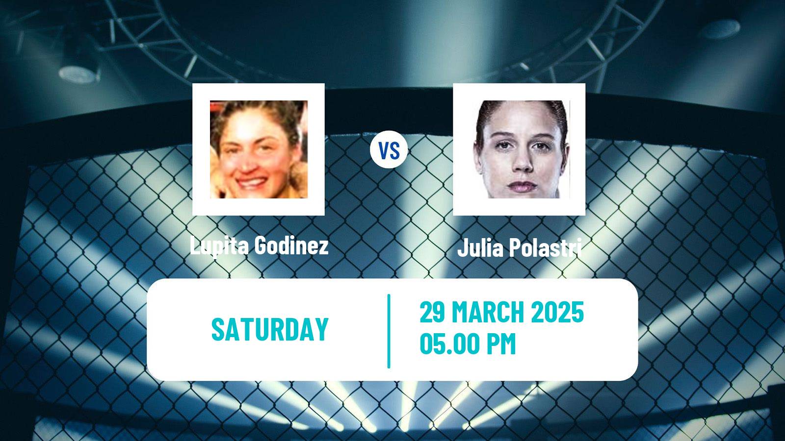 MMA Strawweight UFC Women Lupita Godinez - Julia Polastri
