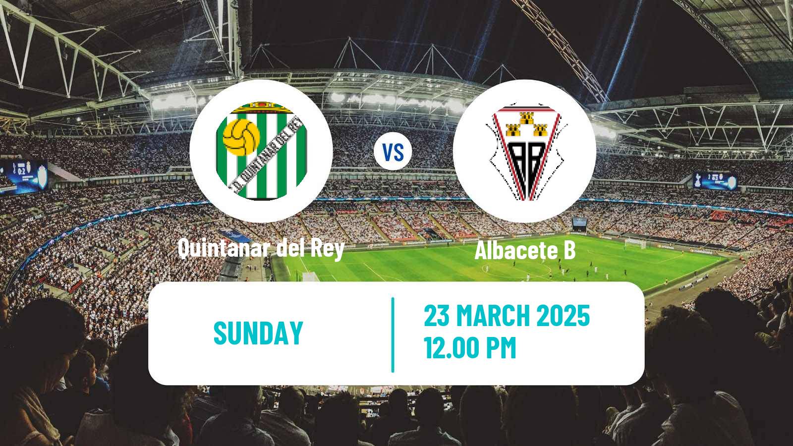 Soccer Spanish Tercera RFEF - Group 18 Quintanar del Rey - Albacete B