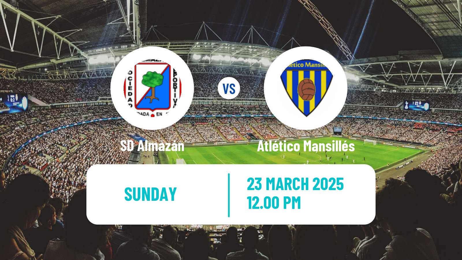Soccer Spanish Tercera RFEF - Group 8 Almazán - Atlético Mansillés