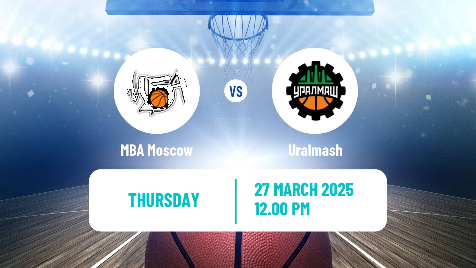 Basketball VTB United League MBA Moscow - Uralmash