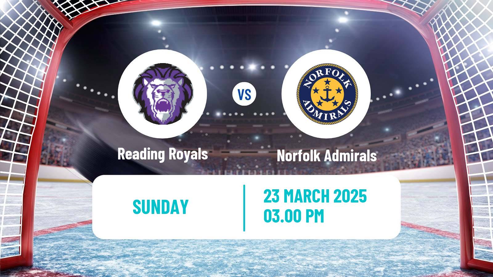 Hockey ECHL Reading Royals - Norfolk Admirals