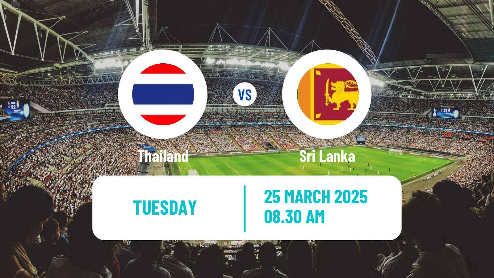 Soccer Asian Cup Thailand - Sri Lanka