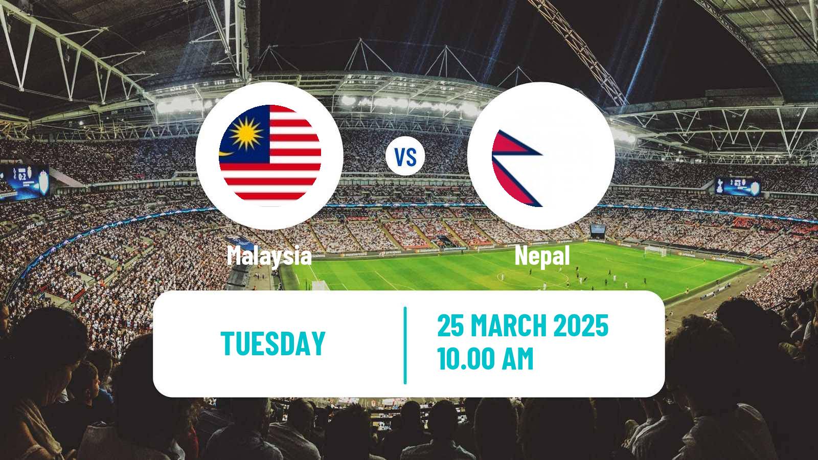 Soccer Asian Cup Malaysia - Nepal