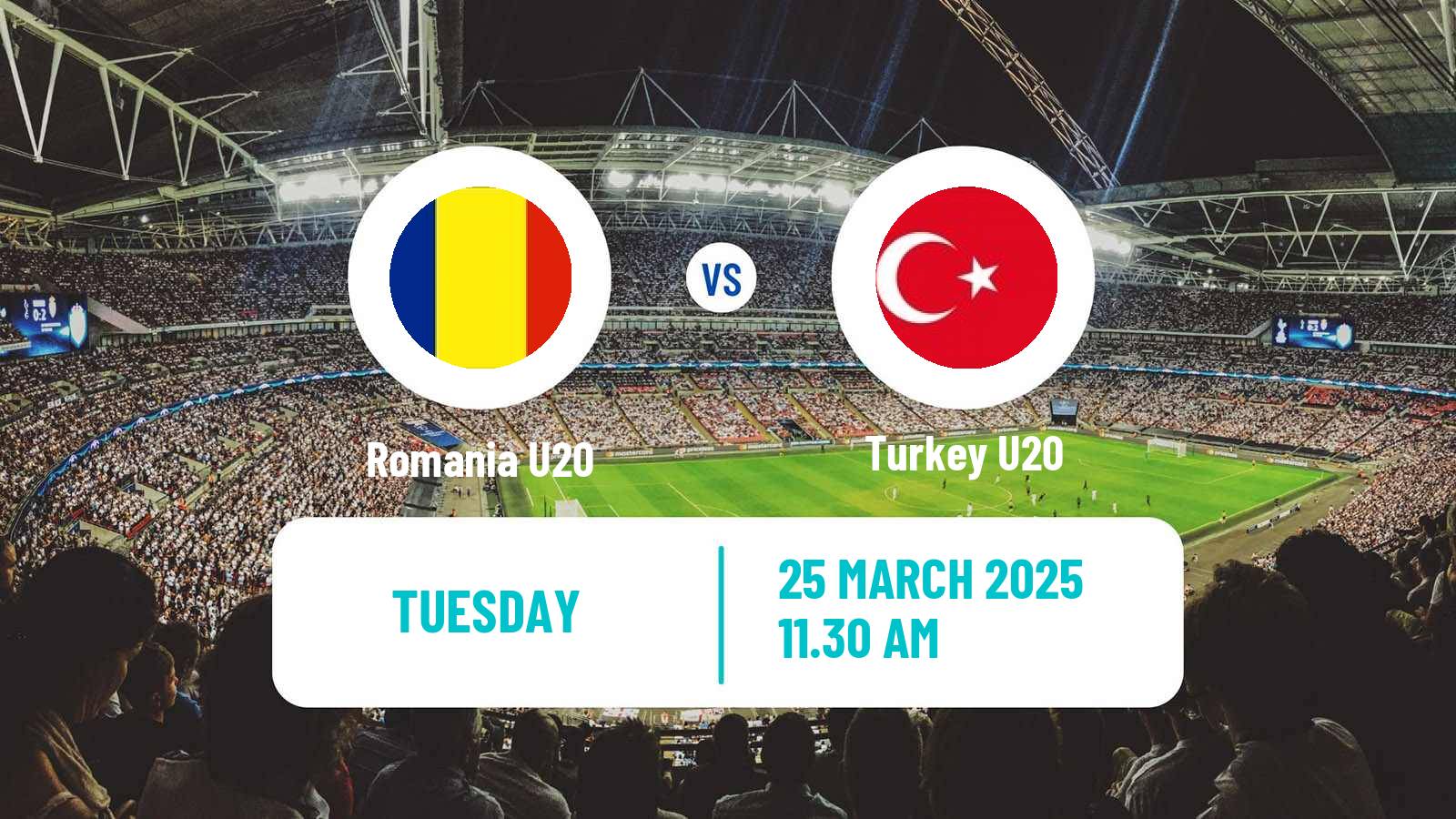 Soccer Elite League U20 Romania U20 - Turkey U20