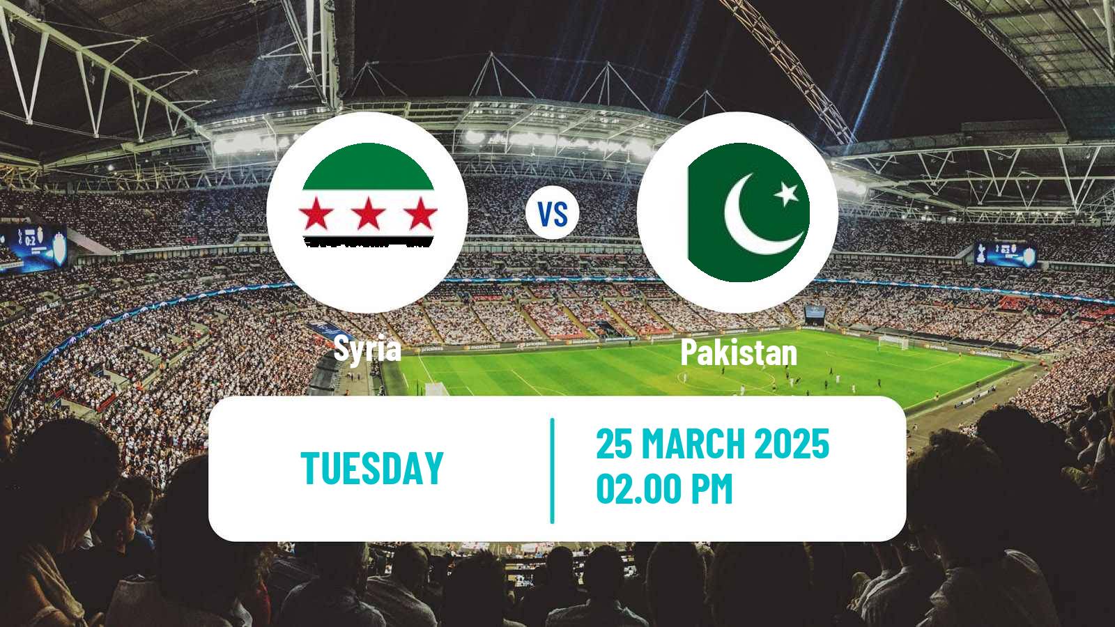 Soccer Asian Cup Syria - Pakistan