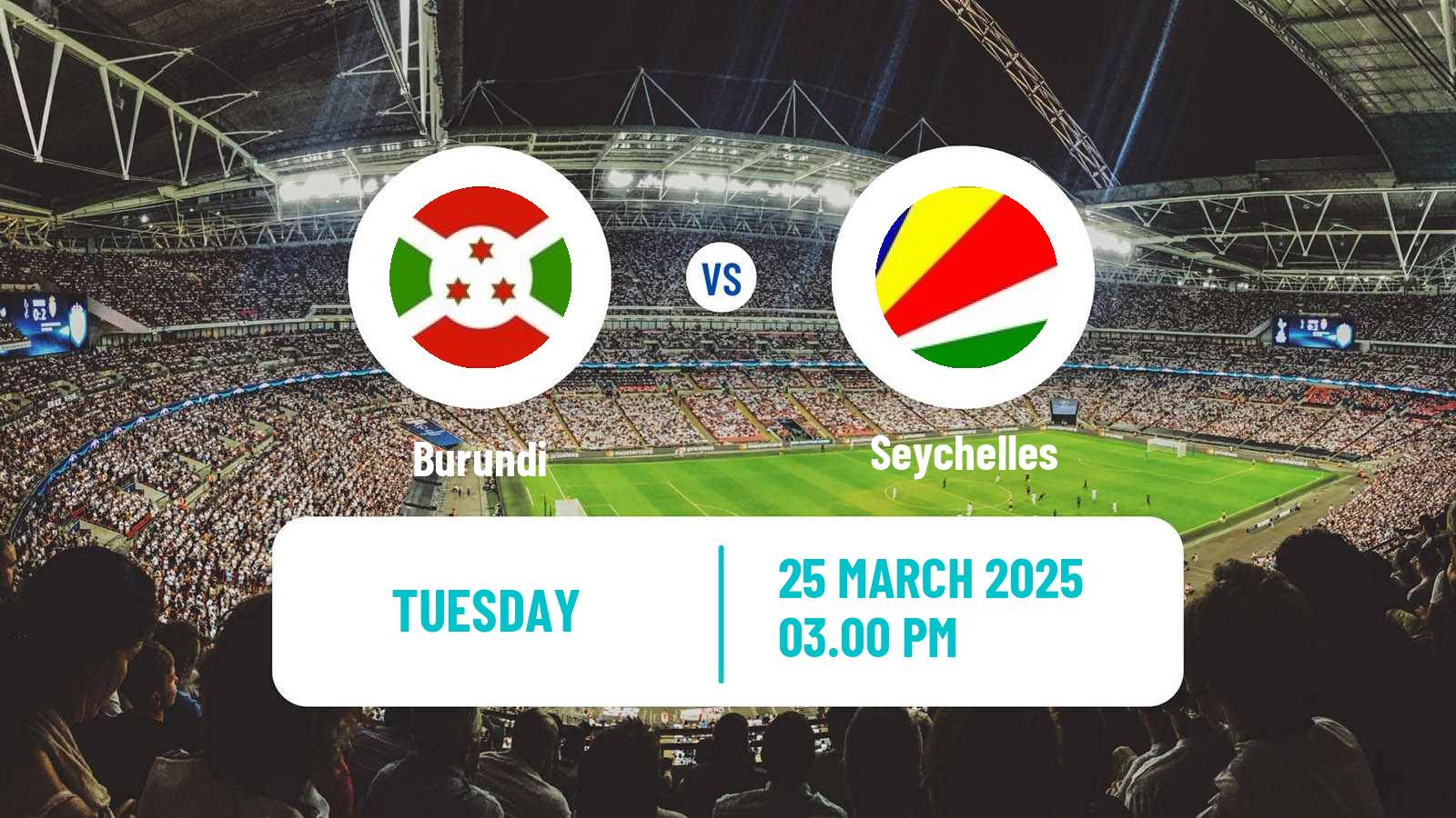 Soccer FIFA World Cup Burundi - Seychelles