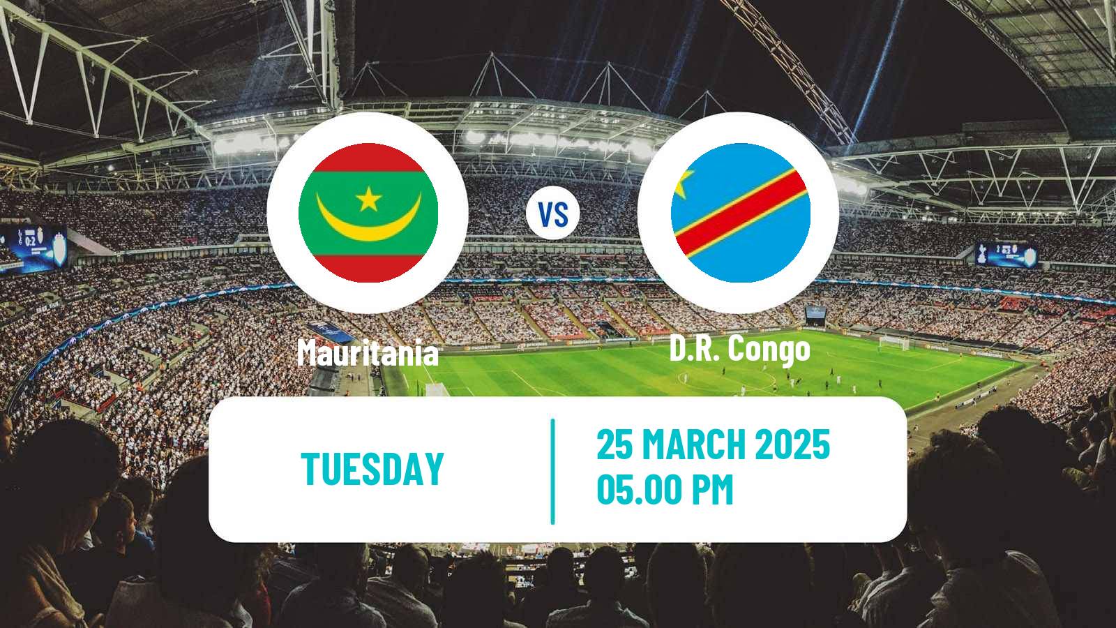 Soccer FIFA World Cup Mauritania - D.R. Congo