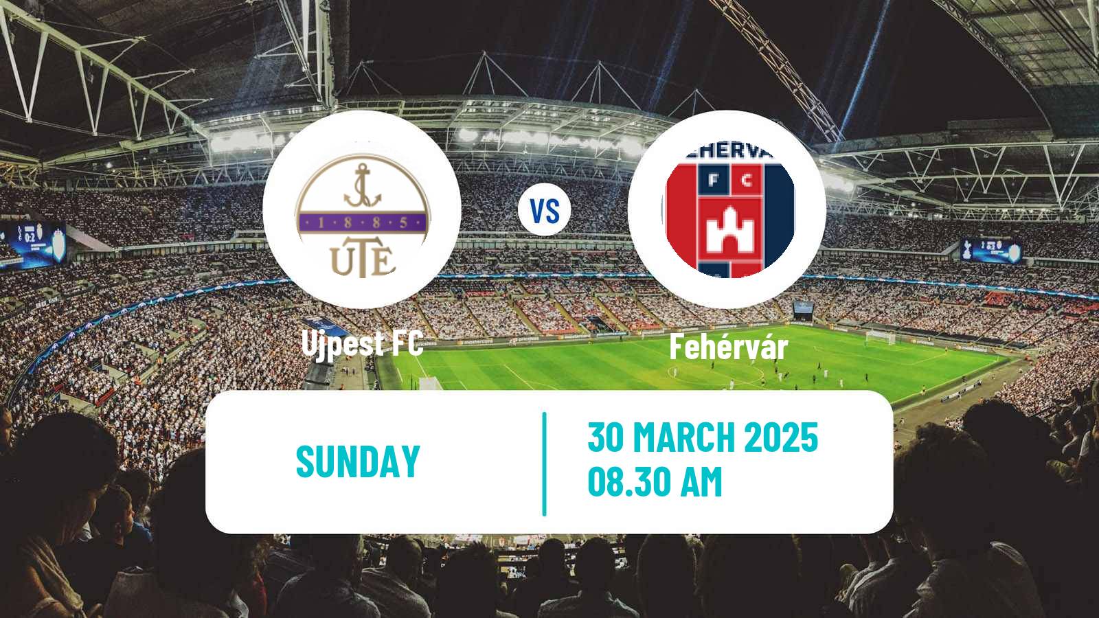 Soccer Hungarian NB I Ujpest - Fehérvár
