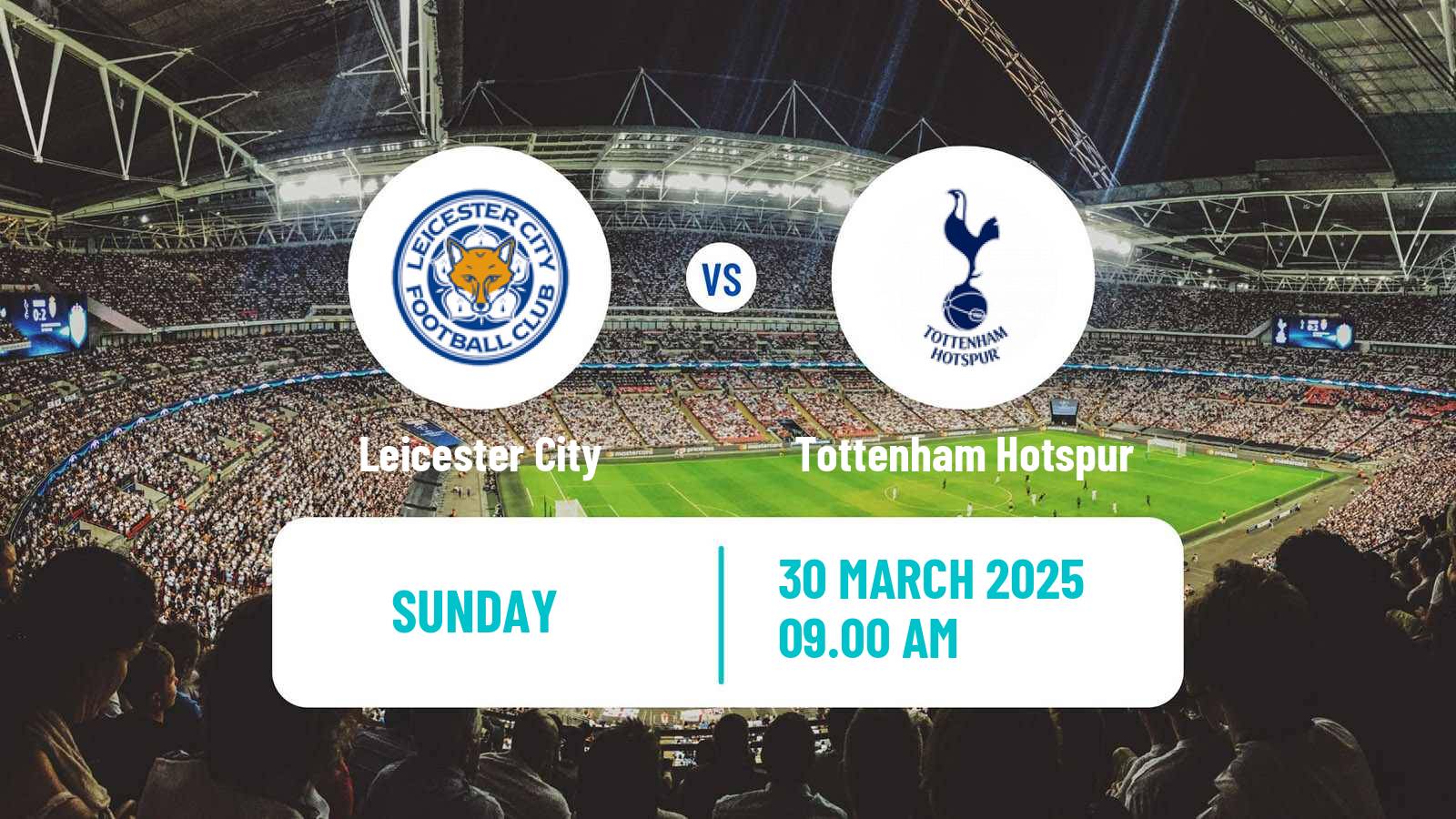 Soccer English WSL Leicester City - Tottenham Hotspur