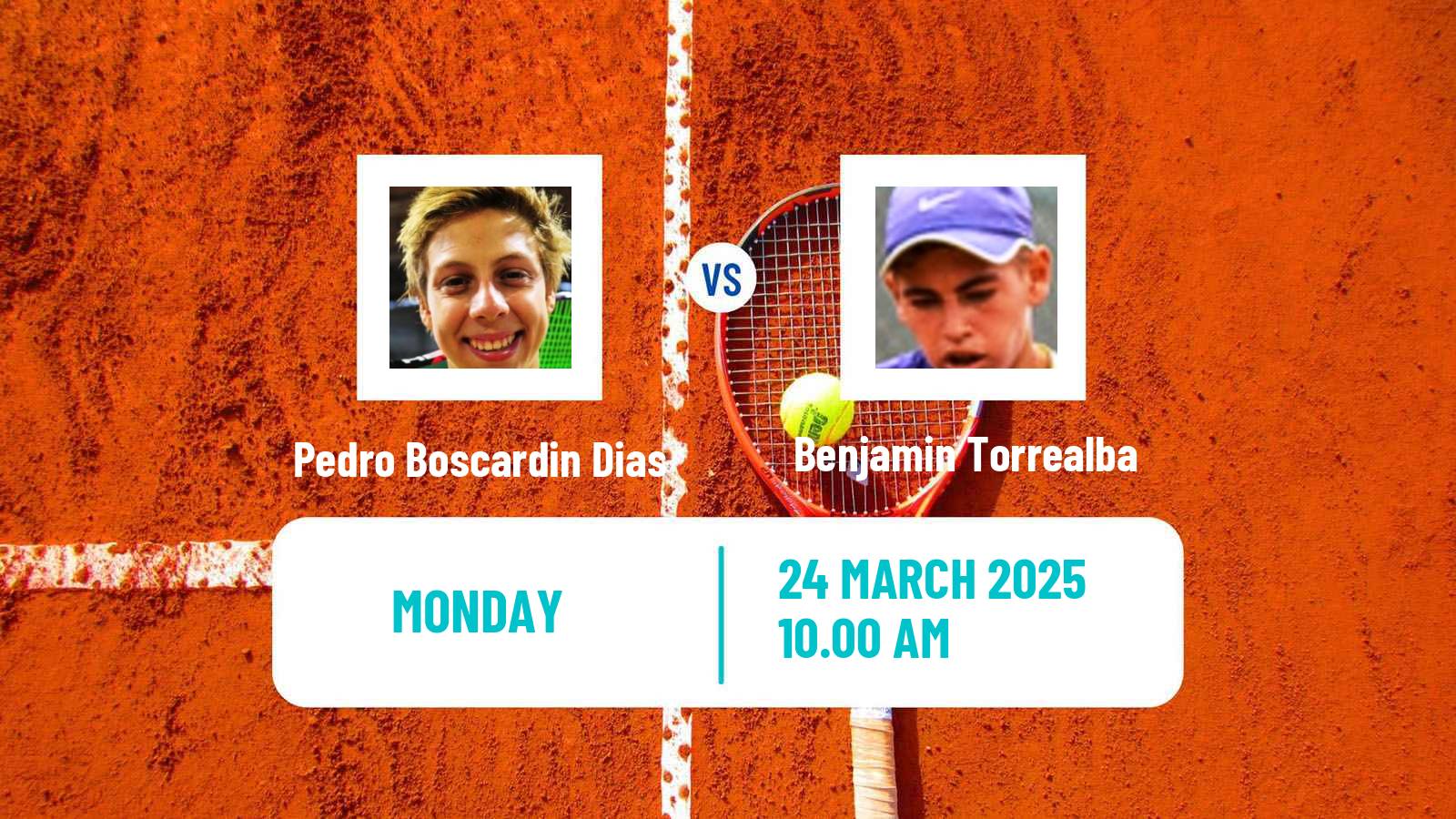 Tennis Concepcion Challenger Men Pedro Boscardin Dias - Benjamin Torrealba