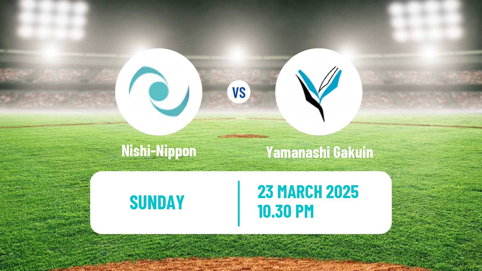 Baseball Japan Spring Koshien Baseball Nishi-Nippon - Yamanashi Gakuin