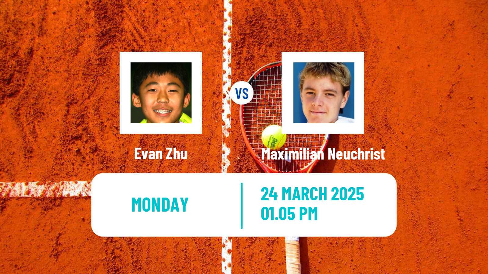 Tennis Morelia Challenger Men Evan Zhu - Maximilian Neuchrist