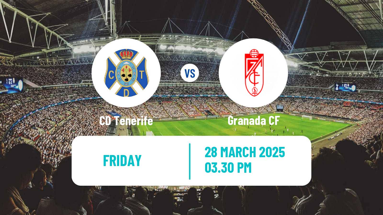 Soccer Spanish LaLiga2 Tenerife - Granada
