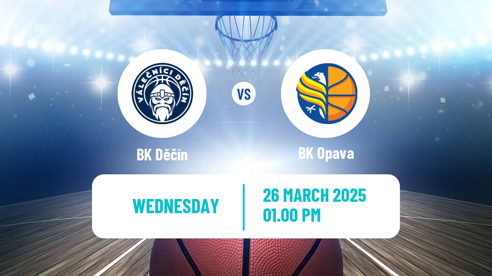 Basketball Czech NBL Děčín - Opava