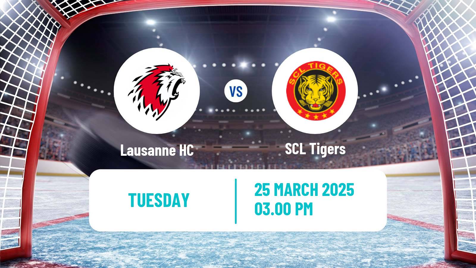 Hockey Swiss National League Hockey Lausanne HC - SCL Tigers