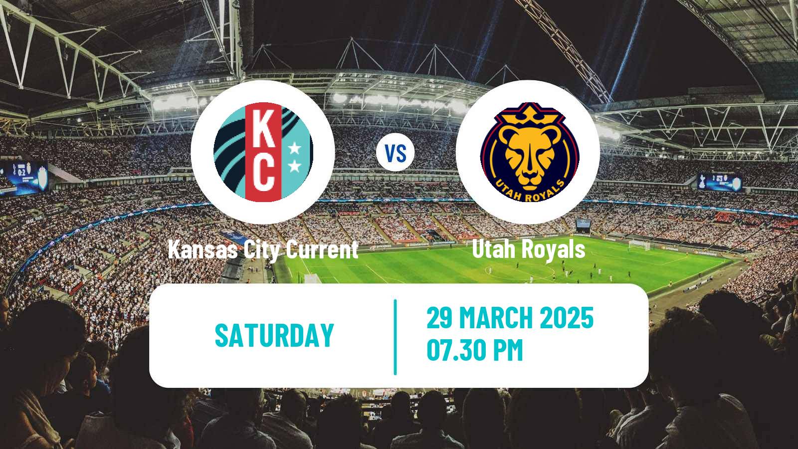 Soccer NWSL Kansas City Current - Utah Royals