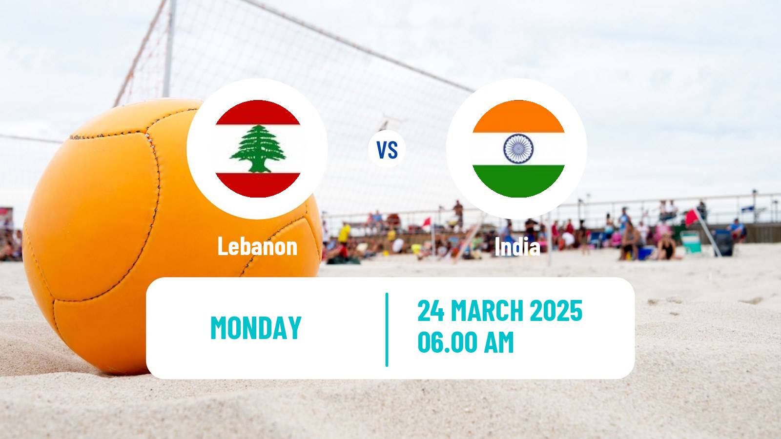 Beach soccer Afc Asian Cup Lebanon - India