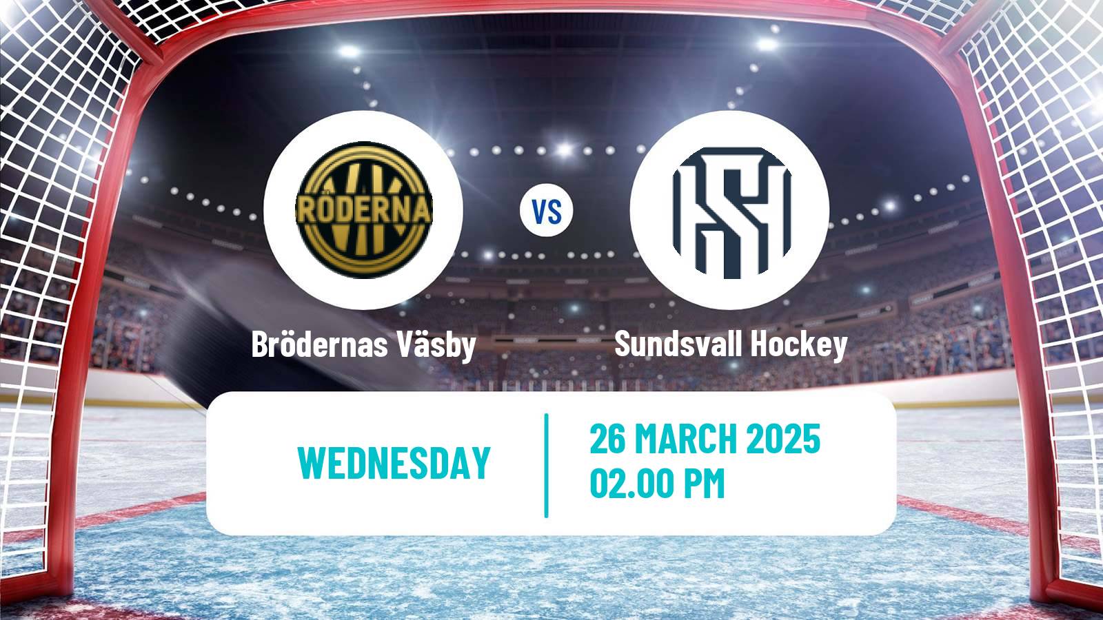 Hockey Swedish Hockey AllEttan Norra Brödernas Väsby - Sundsvall Hockey