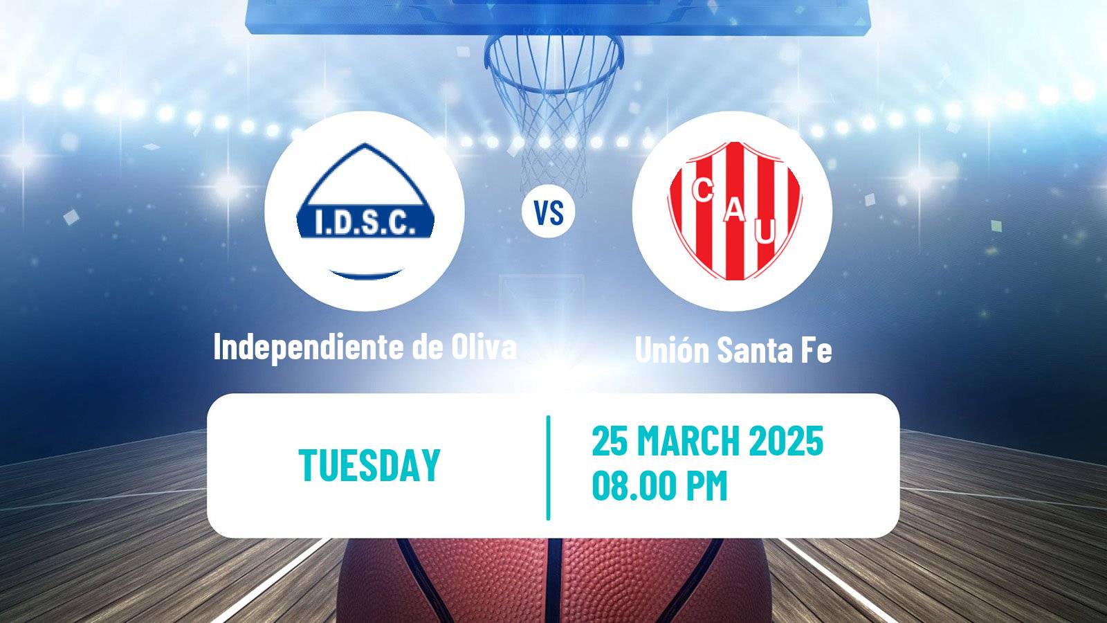Basketball Argentinian LNB Independiente de Oliva - Unión Santa Fe