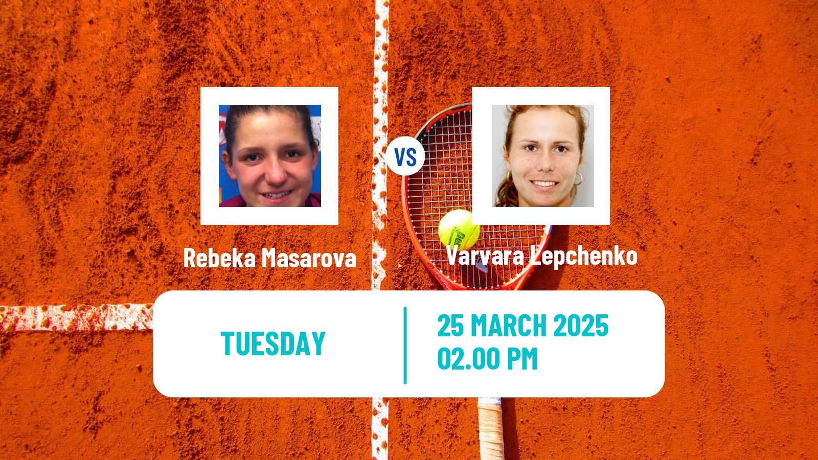 Tennis Puerto Vallarta Challenger Women Rebeka Masarova - Varvara Lepchenko