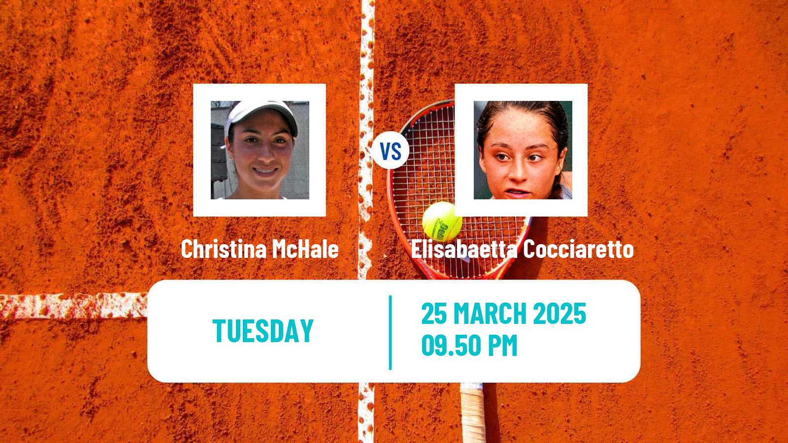Tennis Puerto Vallarta Challenger Women Christina McHale - Elisabaetta Cocciaretto