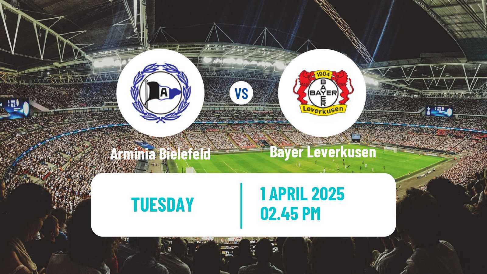 Soccer German DFB Pokal Arminia Bielefeld - Bayer Leverkusen