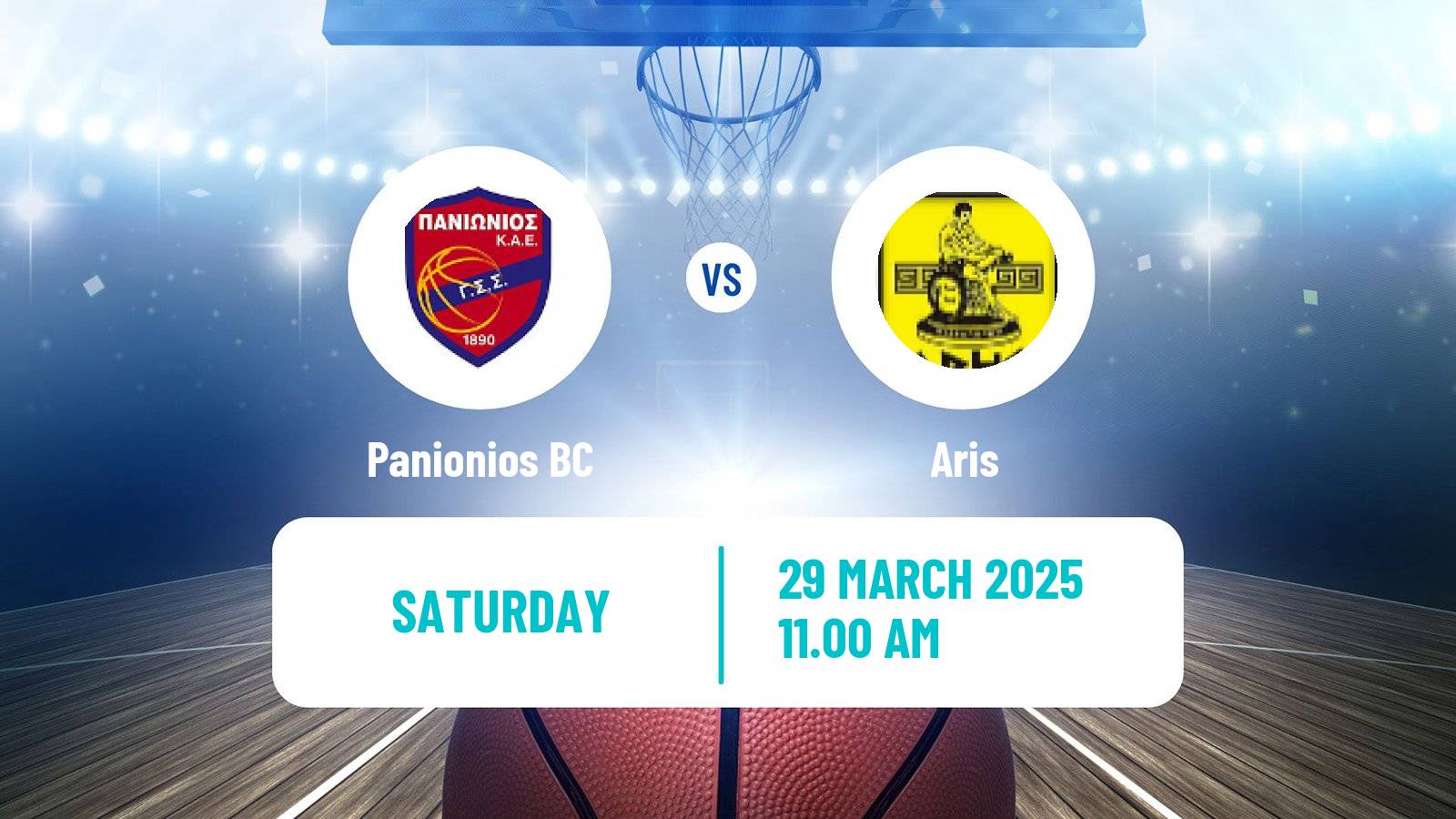 Basketball Greek Basket League A1 Panionios - Aris