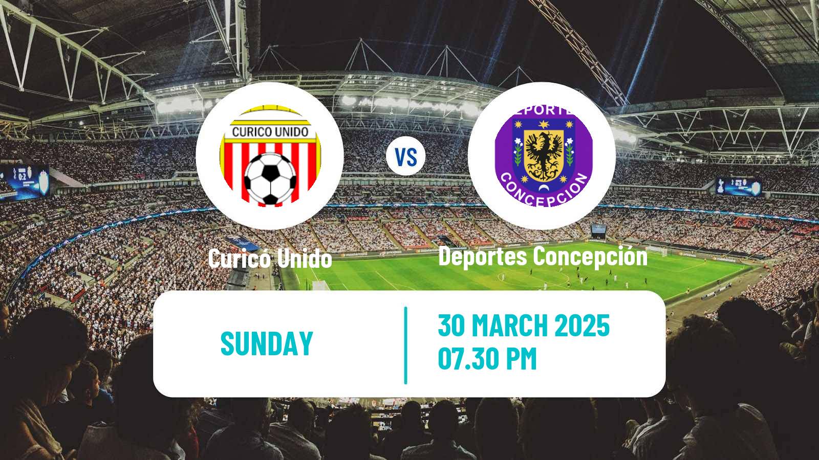 Soccer Chilean Primera B Curicó Unido - Deportes Concepción