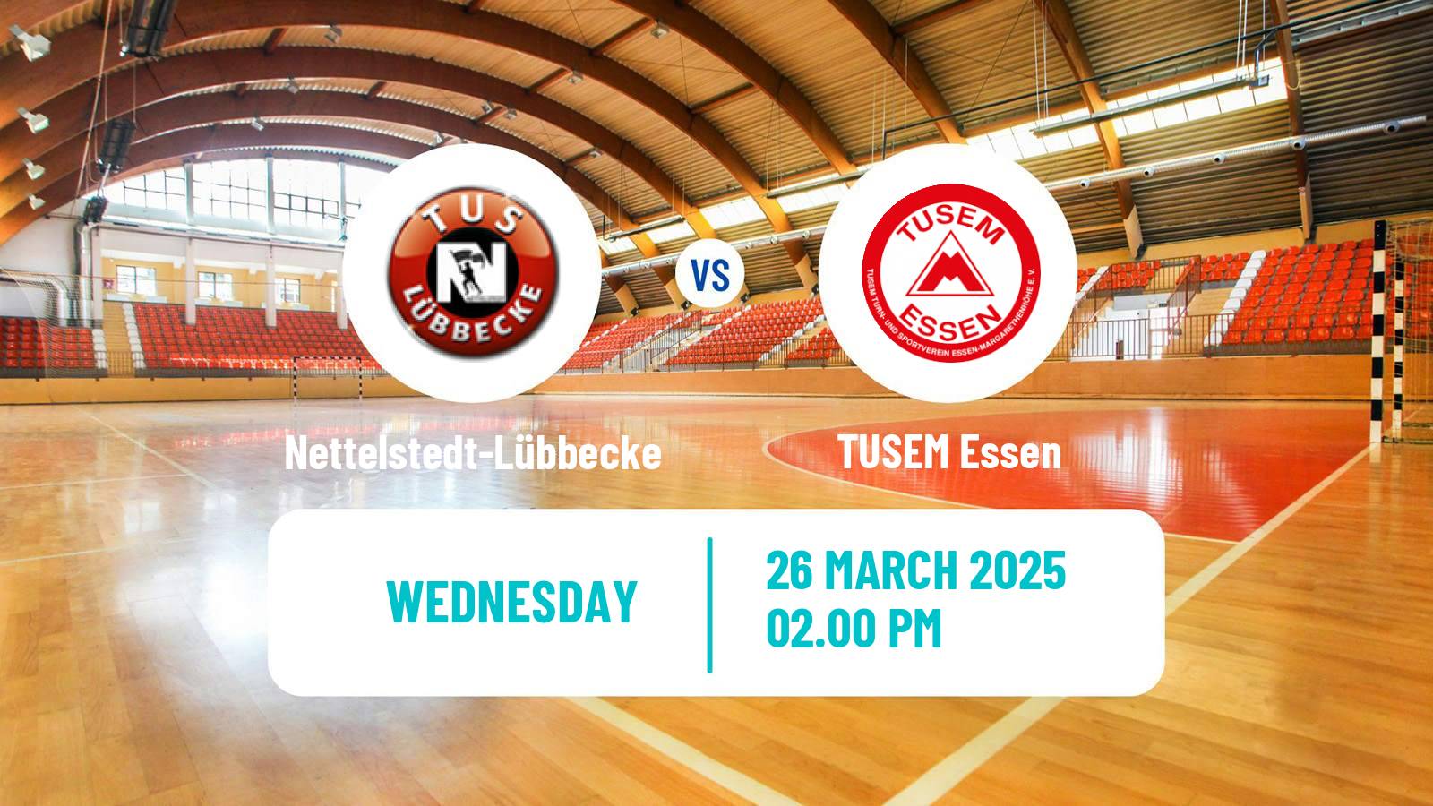 Handball German 2 Bundesliga Handball Nettelstedt-Lübbecke - TUSEM Essen