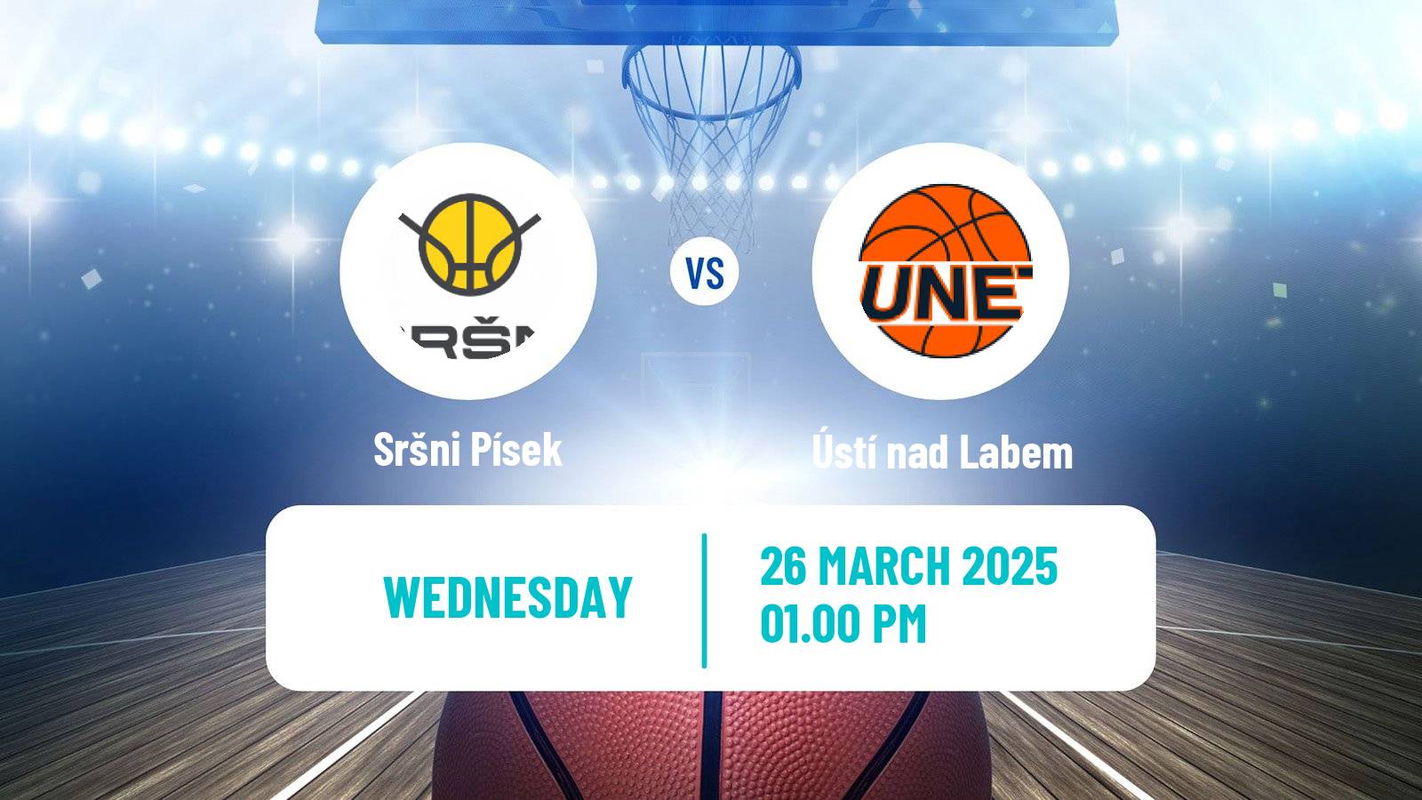 Basketball Czech NBL Sršni Písek - Ústí nad Labem