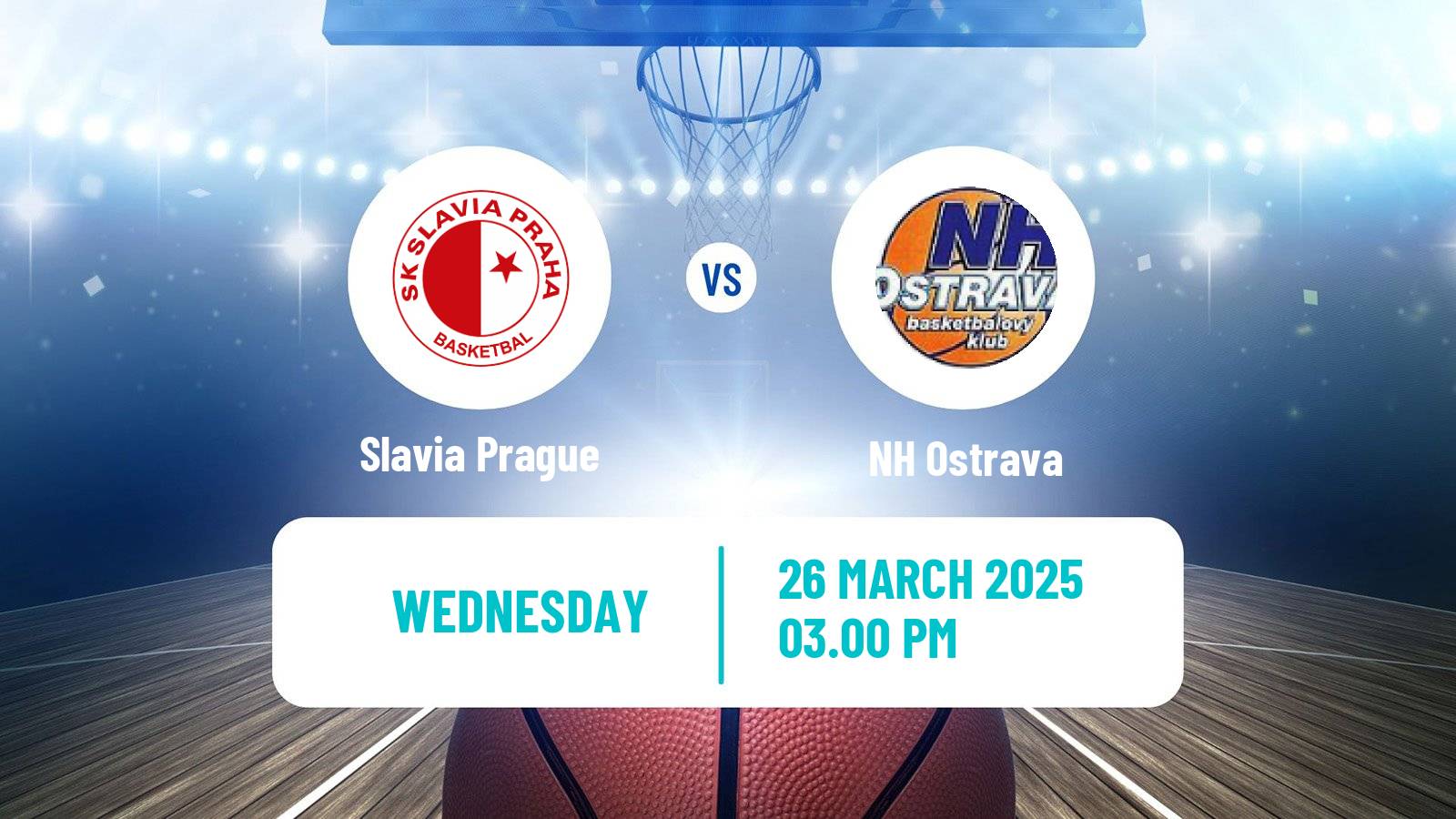 Basketball Czech NBL Slavia Prague - NH Ostrava