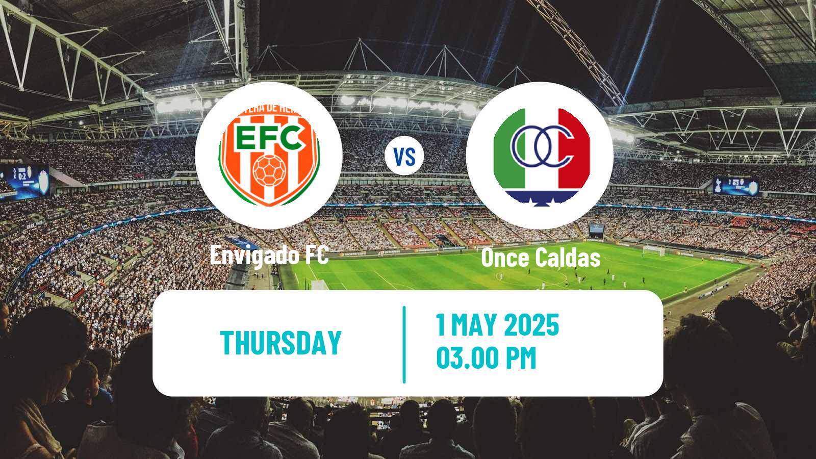 Football Colombian Primera A Envigado - Once Caldas