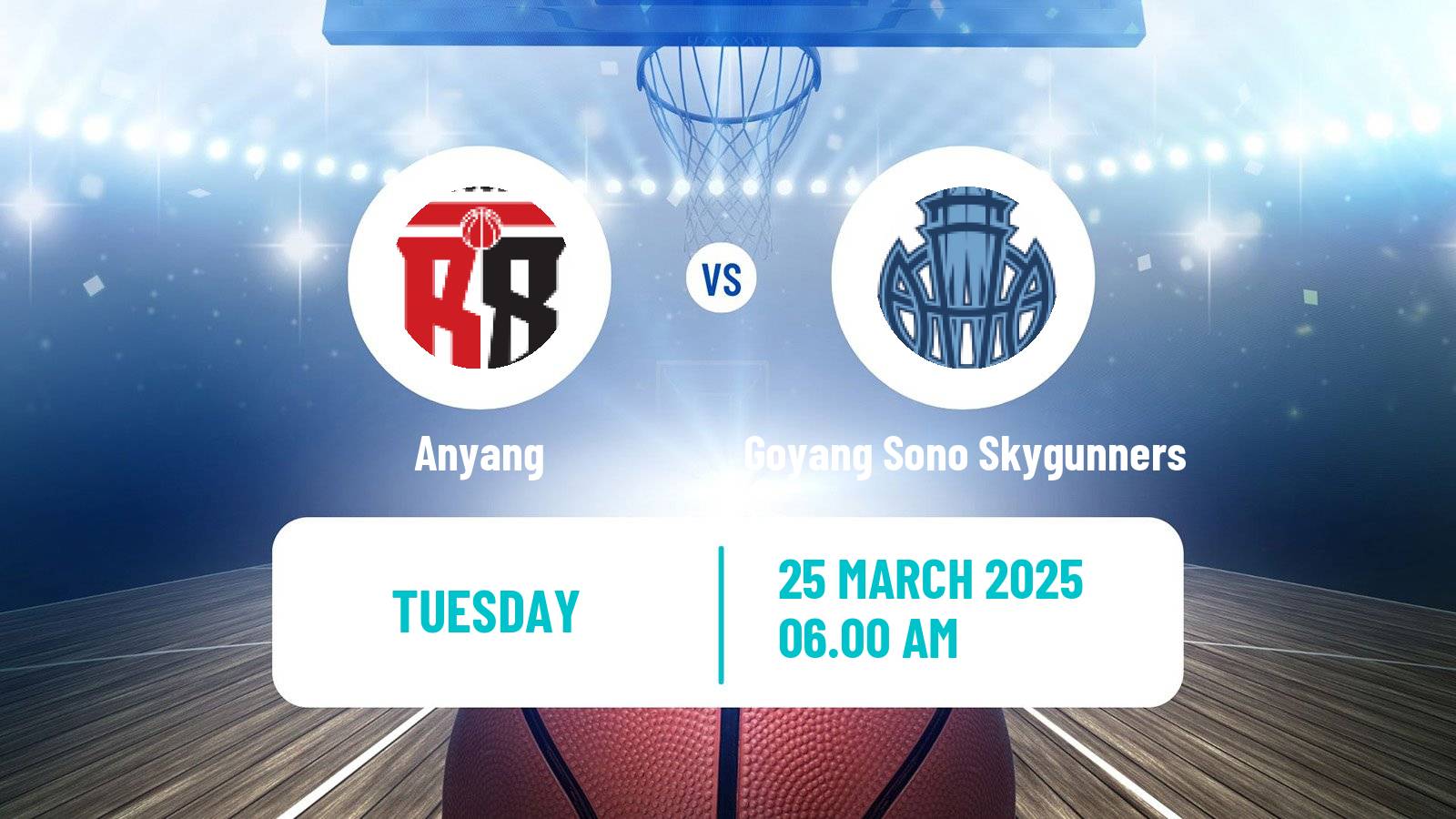 Basketball KBL Anyang - Goyang Sono Skygunners