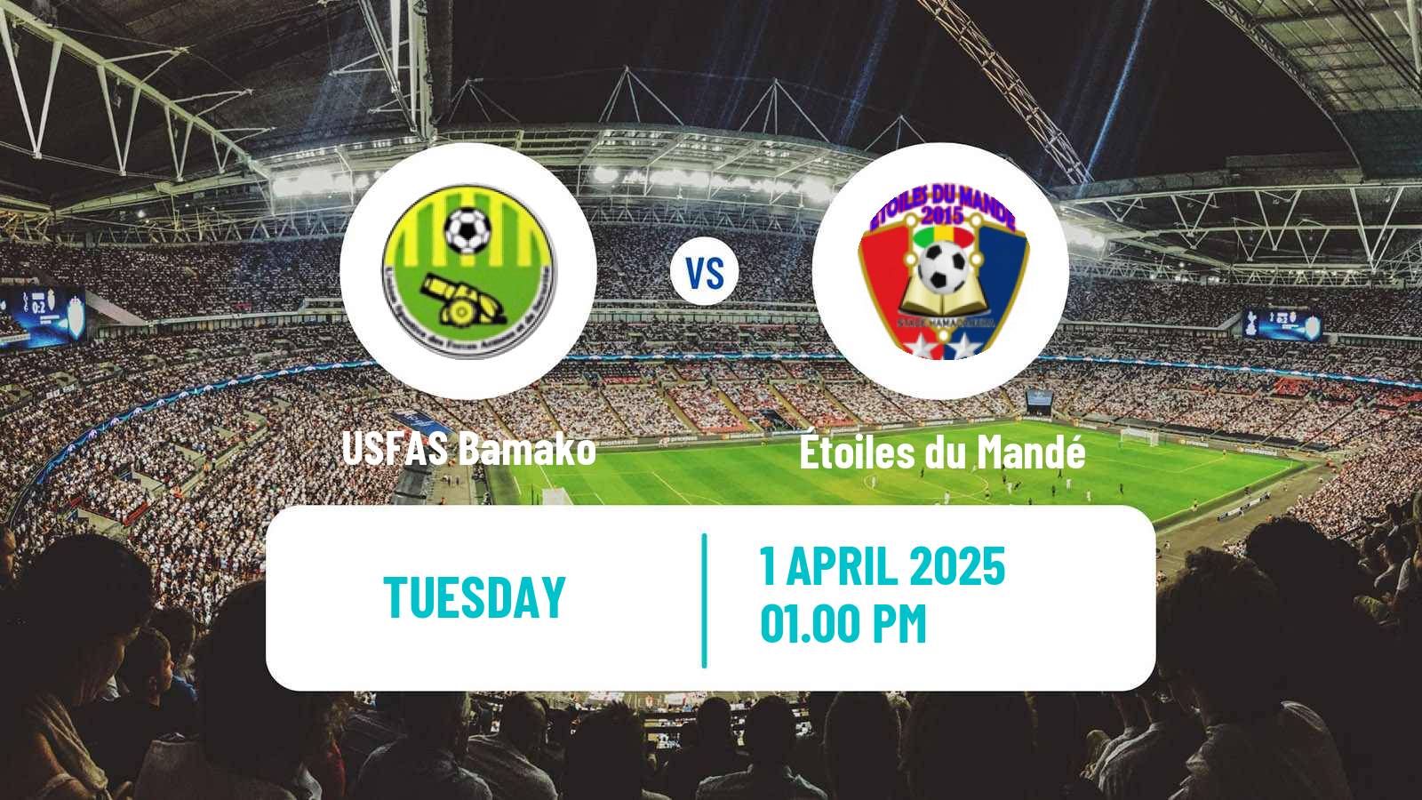 Football Malian Première Division USFAS Bamako - Étoiles du Mandé