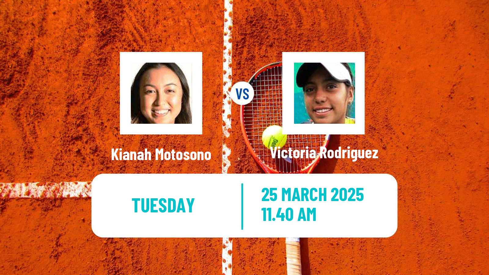 Tennis ITF W50 Santo Domingo 2 Women Kianah Motosono - Victoria Rodriguez