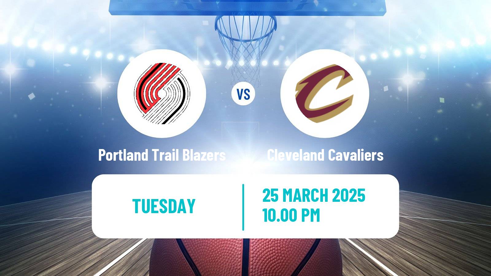 Basketball NBA Portland Trail Blazers - Cleveland Cavaliers