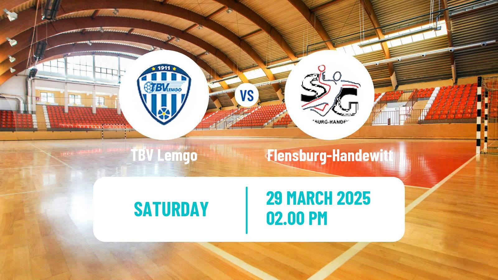 Handball German Bundesliga Handball TBV Lemgo - Flensburg-Handewitt