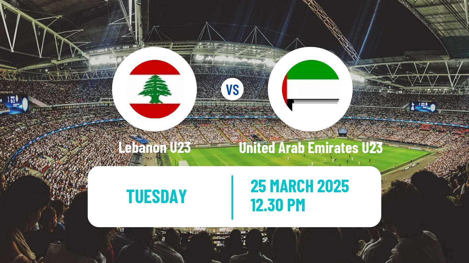 Soccer WAFF Championship U23 Lebanon U23 - United Arab Emirates U23